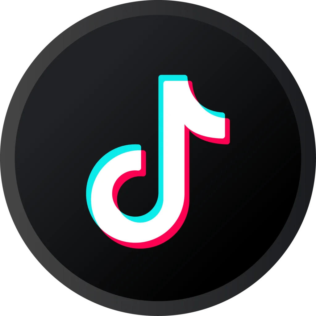 Botón de TikTok. Enlace al perfil de Piel Canela para ver videos creativos y tendencias de chocolatería fina y gourmet.